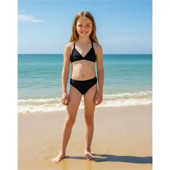 biquíni cortininha infantil/ juvenil moda praia