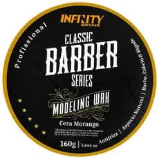 Cera Modeladora Morango 160g  Incolor Infinity  Anti Frizz  Alta Fixação  Efeto Brilho