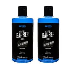 Kit 2x Loção Pós-Barba Menta 500ml Infinity Looks Hair Alívio e Frescor Imediato,- Envio Imediato
