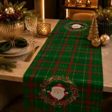 Trilho de Mesa Caminho Natalino 110X35cm Papai Noel ENVIO RÁPIDO!
