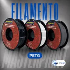 Filamento PETG 3D 1.75mm 1KG Cores a escolha para Impressora 3D l Masterprint
