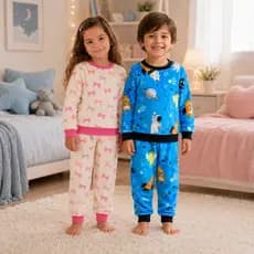 Pijama Infantil Inverno Fleece Menina ou Menino 1 ao 18