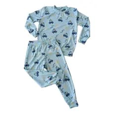Pijama  Bebê Inverno Canelado Estampado