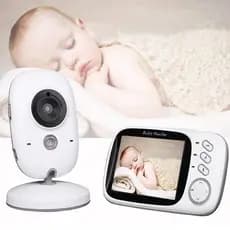 Baba Eletronica Monitor Com Visão Noturna Camera C/Áudio 3.2 Polegadas Bateria De Longa Duração Alcance 260 Metros
