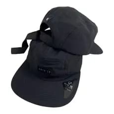 Boné 5 Five Panel Aba Reta Impermeável Anth Co Premium Fitão Strapback Preto Skatista Streetwear