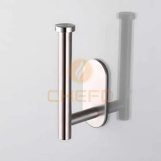 Dispenser de Papel Higiênico em Aço Inox - Design Moderno, Resistente e Fácil de Instalar