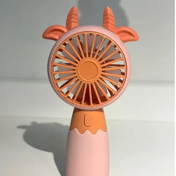 Mini Ventilador Portátil De Mão E Mesa Usb Recarregável
