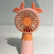 Mini Ventilador Portátil De Mão E Mesa Usb Recarregável