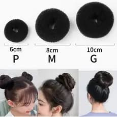 Kit 4 Acessórios+Xuxinha+Grampo Para Fazer Coque cabelo adultos e crianças Meninas Rosquinha Mágica Modelador