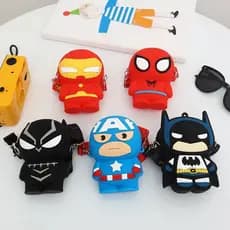 Bolsa Ombro Com Zíper de Super-heróis da Marvel / Pikachu