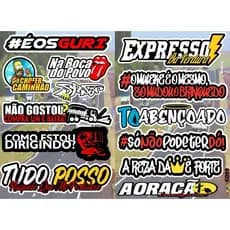 1 Super Cartela de Adesivos: Moto - Bicicleta - Caderno - Caminhão - carro - Modelo G099