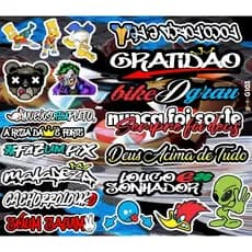 1 Mega Cartela - Caminhão - Bicicleta - Carro - Moto - Caderno - Modelo G103
