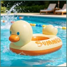 Piscina Flutua Para Crianças Dos Desenhos Animados Flutuante Jangada Inflável Anéis De Natação Infláveis Adultos Ao Ar L