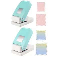 Perfurador De Papel Com Borda De Carimbo , Preciso , Quadrado , Retângulo , Cortador De Formato De Postagem Para Scrapbo