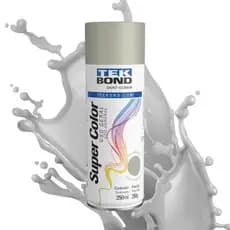 Tinta Spray Primer Fundo Preparador SuperColor Uso Geral 350ml Tekbond Aerossol Secagem Rápida