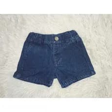 shorts Jens infantil feminino confortável delicado estiloso tamanho 3a6 meses