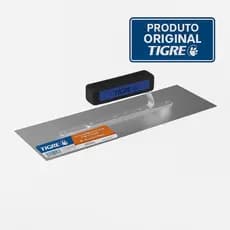 Desempenadeira De Aço Inox Cabo Aberto 35CM Tigre