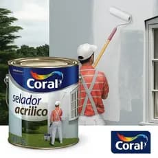 Selador Acrílico Branco Coral Fundo Selante Alta Resistência 3,6L 18L