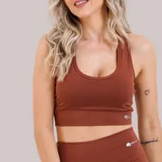 Top Academia Feminino Alta Sustentação Modela o Corpo Conforto Extremo e Liberdade para Movimentos