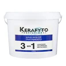 Máscara Capilar 3 Em 1 Kerafyto 1,200g Profissional - Hidratação Instantânea