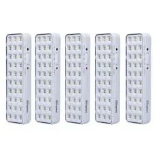 Kit 5 Luminária De Emergência Autônoma De Led 30l Intelbras