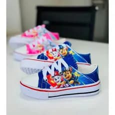 Tênis Infantil Patrulha Feminino Masculino Canina Confortável Desenho Patrulha Can