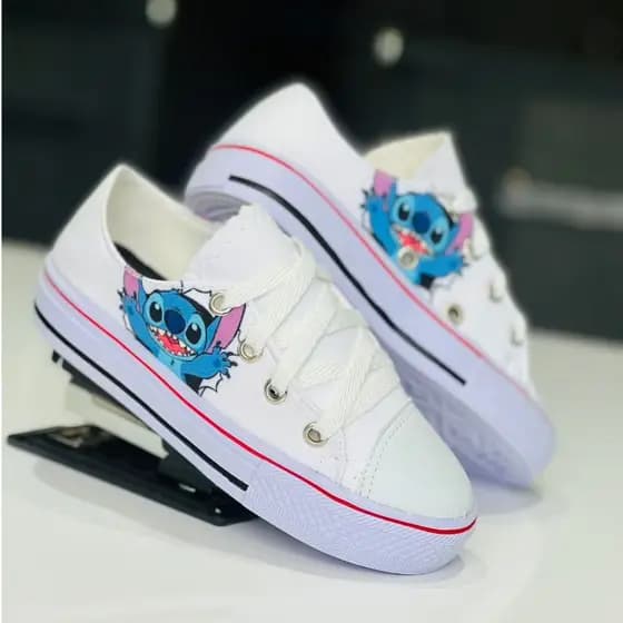 tênis infantil feminino tênis stitch tenis escolar infantil menina tenis infantil menino