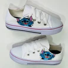 Tenis Infantil Stitch Passeio Macio Confortável Menino Menina