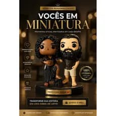 Boneco Personalizado em Impressão 3D – Miniatura Personalizada com Base | Presente Exclusivo
