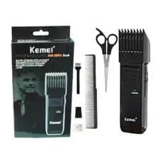 Maquina de barbear e cabelo profissional Bivolt KM 389-A Kemei