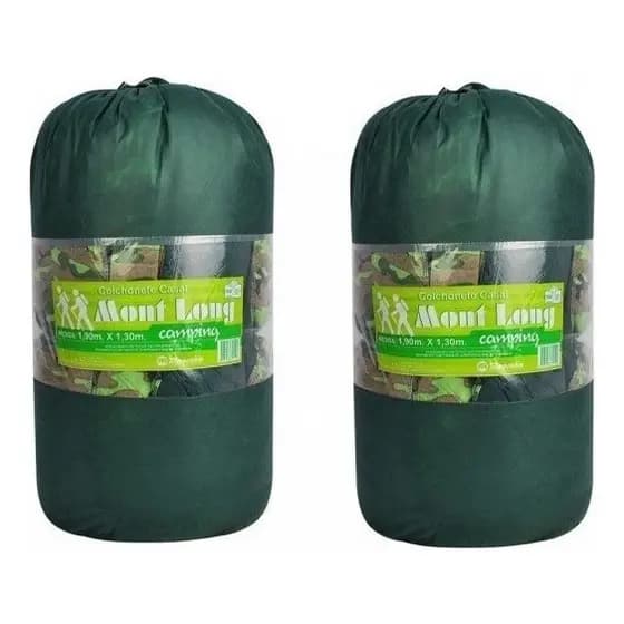 Kit 2 Colchonete F.a Casal Acampamento Colchão Casal Camping