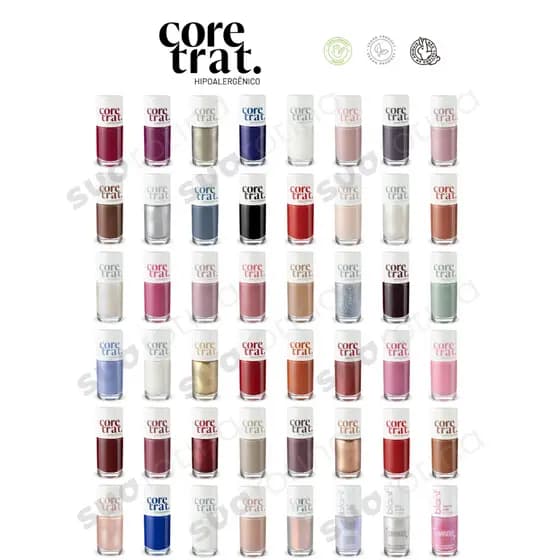 Esmalte Hipoalergênico Coretrat - escolha a sua cor