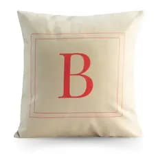 Capa Almofada Personalizada Off White Sublimação Suede Alta Qualidade 45x45