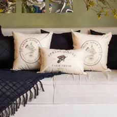 Capa Almofada Off White Decorativa Home Sala ou Quarto Modern Print Estampa HD 45x45 1 pç