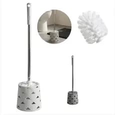 Escova para Vaso Sanitário com Suporte Redondo Decorativo