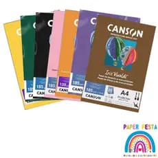 Papel Canson A4 Iris Vivaldi 25 Folhas - Cores Diversas