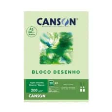 Bloco Desenho A3 Canson 20 Folhas 200g