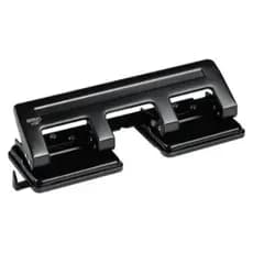 Perfurador de Papel 4 Furos Fichário Metal Para 20 Folhas Furador Folhas BRW