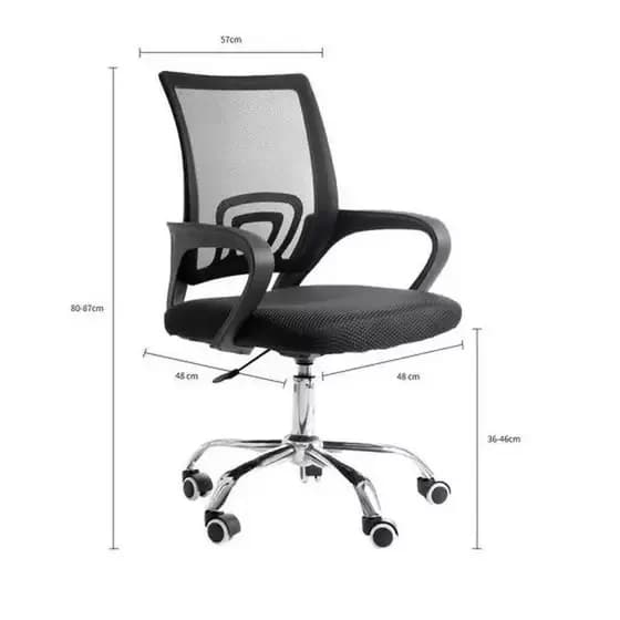 Cadeira de escritório Ergonômica Mesh com Altura Ajustável