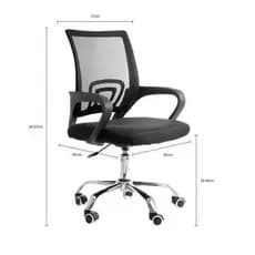 Cadeira de escritório Ergonômica Mesh com Altura Ajustável