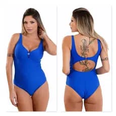 Maiô Feminino com Bojo Moda Praia Verão  Costas Abertas Elegante e Confortável Várias Cores