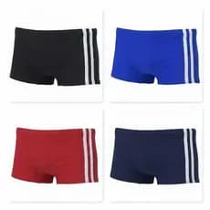Sunga Boxer Masculina Listrada Praia Piscina Confortável Secagem Rápida Com Cordão