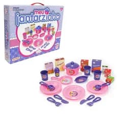 Kit Meu Jantarzinho Cozinha Infantil Com Acessórios 24 Peças