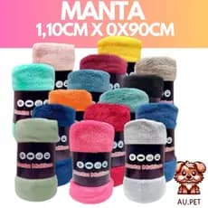 Kit 10 Mantas Pet Cobertor Quentinho Para Cachorros E Gatos