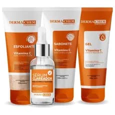 Kit Limpeza De Pele Clareador Vitaminca C Skincare Dermachem