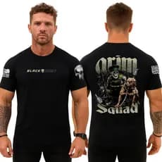 Camiseta Dry Fit Masculina Original Caveira Dog Squad Black Army
