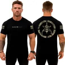 Camiseta Dry Fit Original Masculina Caveira Bope Army Black Army