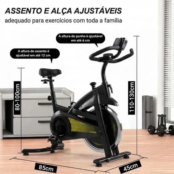 Bike Spinning Para Apartamento 150kg Bicicleta Ergométrica Mecânica 15kg Bicicleta Ergometrica Exercícios Profissional
