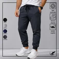 Calça Moletom Masculina Jogger Premium Confortável Casual Dia a Dia