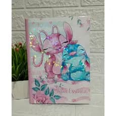 Caderno de Caligrafia Grande 96 folhas Personalizado Menina